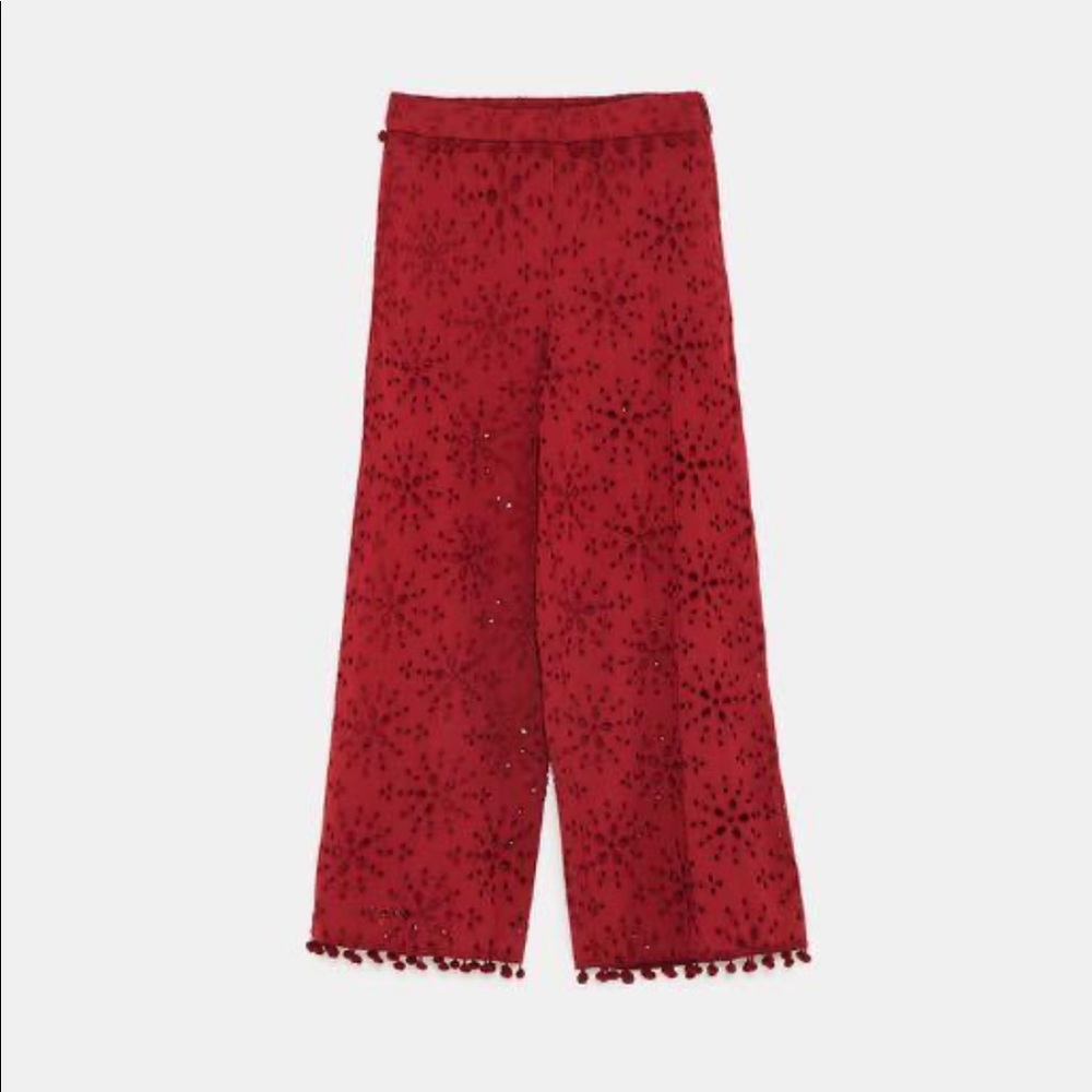Zara Pom Pom Beach Pants